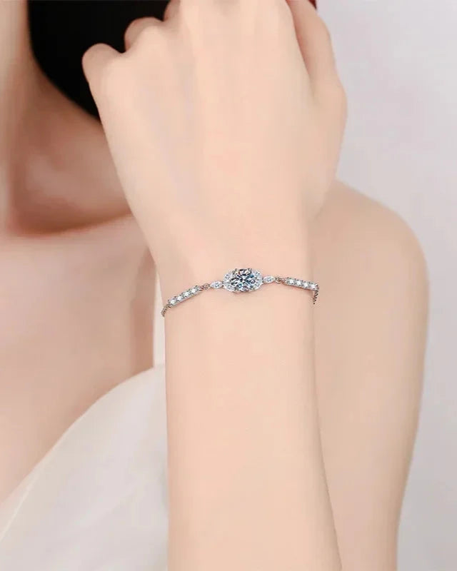 Moissanite Sparkling Bracelet