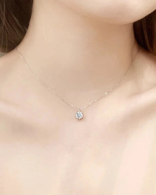 Divine Light Moissanite Necklace