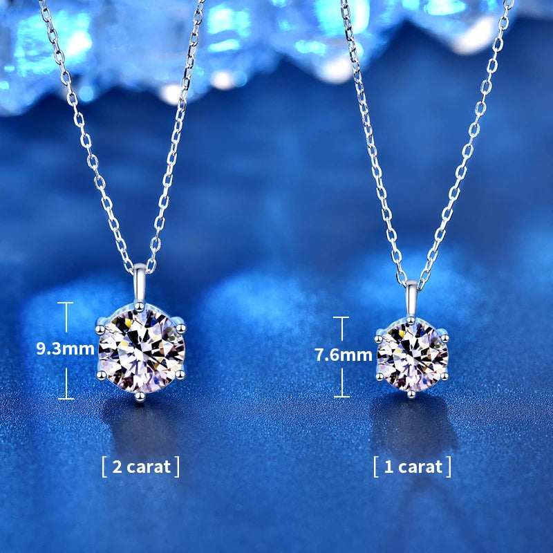 Divine Light Moissanite Necklace