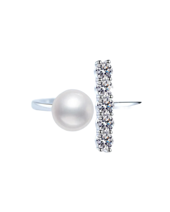 Pearl and Brilliance Ring